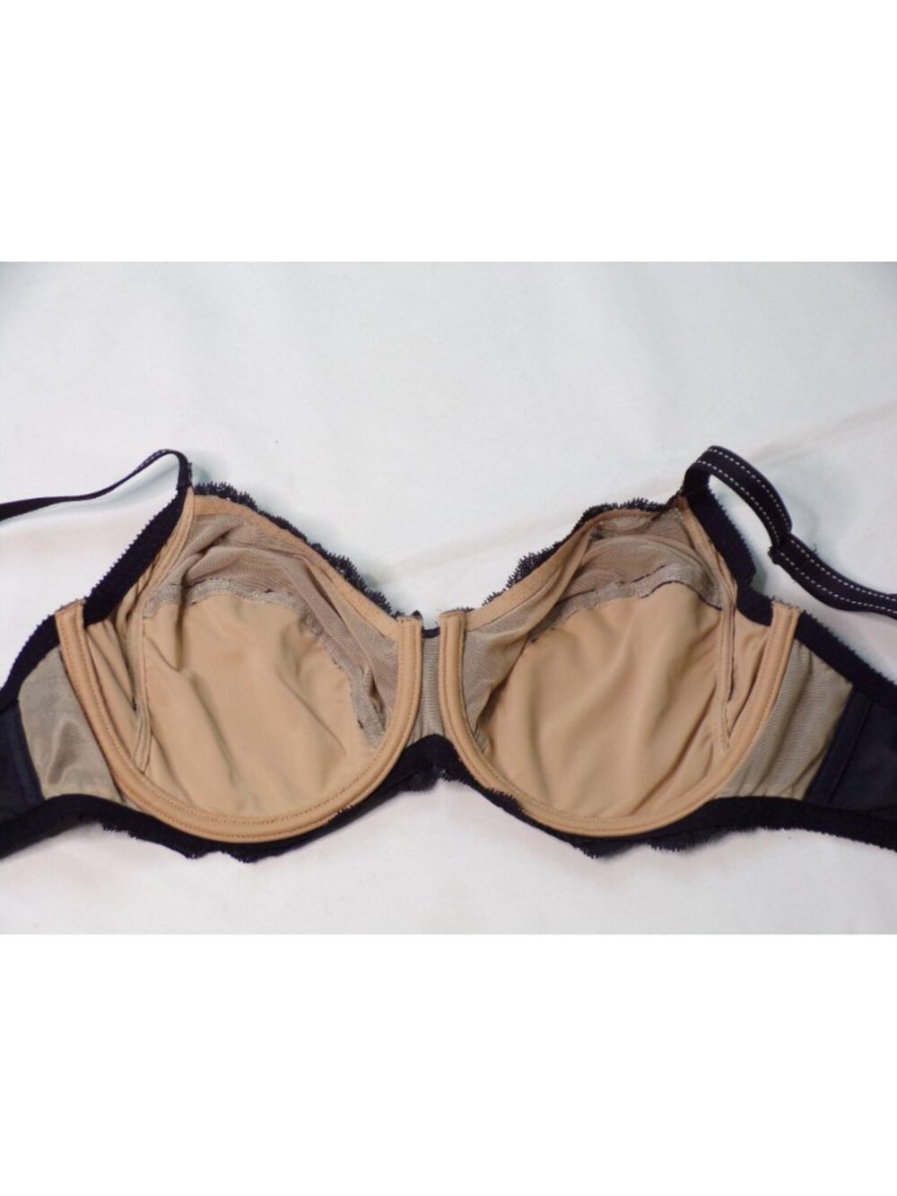 🆕CHANTELLE Rive Gauche Full Coverage Underwire Bra 38DDDD Black #3281 - Picture 15 of 15